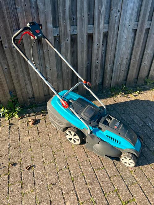 Gardena 42E elektrische grasmaaier, Tuin en Terras, Grasmaaiers, Gebruikt, Elektrische grasmaaier, 40 t/m 49 cm, Cirkelmaaier