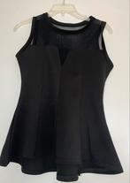 Peplum top maat M zwart, Kleding | Dames, Tops, Maat 38/40 (M), Verzenden, Zwart, Zo goed als nieuw