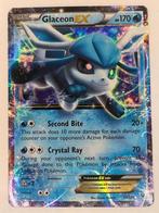 pokemon fates collide holo glaceon ex 20/124 LP, Ophalen of Verzenden, Zo goed als nieuw, Losse kaart, Foil