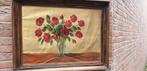 schilderij, met rozen, Ophalen of Verzenden