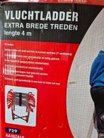 Vluchtladder 4 meter - Extra Brede Treden - Nieuw, Nieuw, Ophalen of Verzenden, Ladder, Opvouwbaar of Inschuifbaar