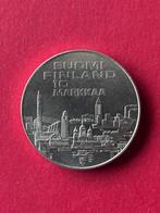 Finland 10 Markkaa1971 Unc 0,500 zilver 24.20 grams, Ophalen of Verzenden, Overige landen, Zilver