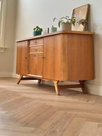 Vintage dressoir sideboard kast jaren 50/60/70 eiken, Gebruikt, Met deur(en), 150 tot 200 cm, Ophalen of Verzenden
