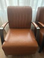 2 leren stoelen, Ophalen, Gebruikt, 75 tot 100 cm, Leer