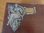 oude houten doos met verzilverd ornament, Antiek en Kunst, Curiosa en Brocante, Ophalen of Verzenden