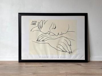 XXL houten lijst, Ikea, zwart, 108 cm x 78 cm beschikbaar voor biedingen