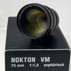 Voigtlander 75mm Nolton 1,5 ASPH, Ophalen of Verzenden, Zo goed als nieuw, Standaardlens
