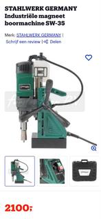 Stahlwerk germany industriele magneet boormachine sw-35, Ophalen of Verzenden, Nieuw, Boormachine