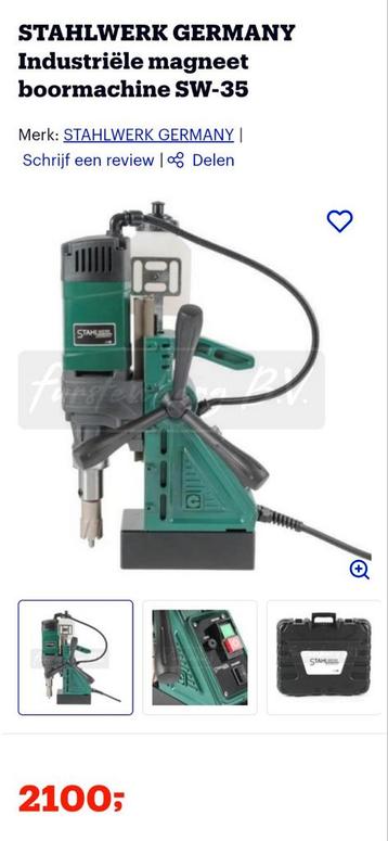Stahlwerk germany industriele magneet boormachine sw-35 beschikbaar voor biedingen