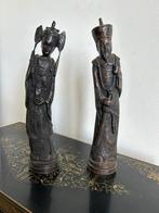 Twee beelden van een Chinees keizerlijk paar, Ophalen of Verzenden