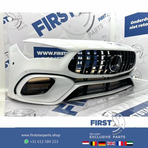 W118 C118 X118 CLA45 AMG VOORBUMPER ZWART  WIT GRIJS COMPLEE, Auto-onderdelen, Carrosserie en Plaatwerk, Bumper, Mercedes-Benz