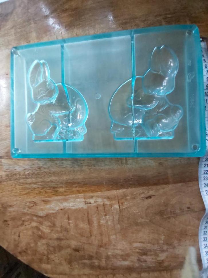 Chocoladevorm Haasjes, Antiek en Kunst, Curiosa en Brocante, Ophalen of Verzenden