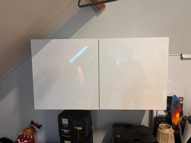 IKEA Besta kast, Huis en Inrichting, Kasten | Dressoirs, Zo goed als nieuw, 100 tot 150 cm, 25 tot 50 cm, Met deur(en), Kunststof