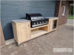 Buitenkeuken losse kast dubbel FRIDGE steigerhout, Tuin en Terras, Buitenkeukens, Houtskool, Info@hout-art.nl, Nieuw, Ophalen of Verzenden