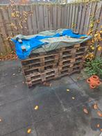 12 Europallets (60x120cm) - Gebruikt, Doe-het-zelf en Verbouw, Hout en Planken, Ophalen