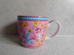 Mok 8,5x8 cm. Roze Bloem PiP Studio Pickwick, Huis en Inrichting, Keuken | Servies, Ophalen of Verzenden, Zo goed als nieuw, Overige stijlen