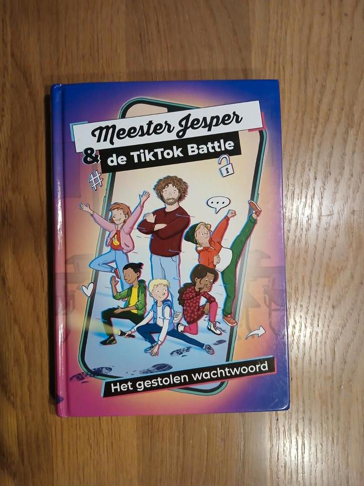 Jesper Hesseling - Meester Jesper & de TikTok Battle, Boeken, Kinderboeken | Jeugd | 10 tot 12 jaar, Zo goed als nieuw, Ophalen of Verzenden
