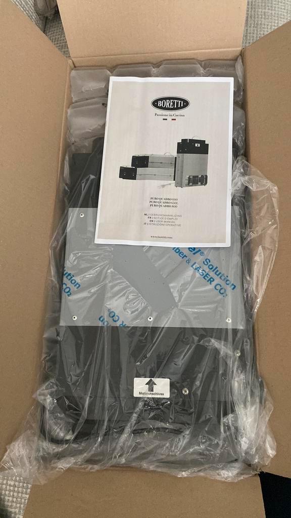 Boretti Puro Quadro600 NIEUW, Witgoed en Apparatuur, Afzuigkappen, Nieuw, 600 tot 800 m³ per uur, Ophalen