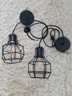 2x Hanglamp Miran- Industrieel Design, incl. lichtbron, Gebruikt, Ophalen of Verzenden, Metaal, Minder dan 50 cm