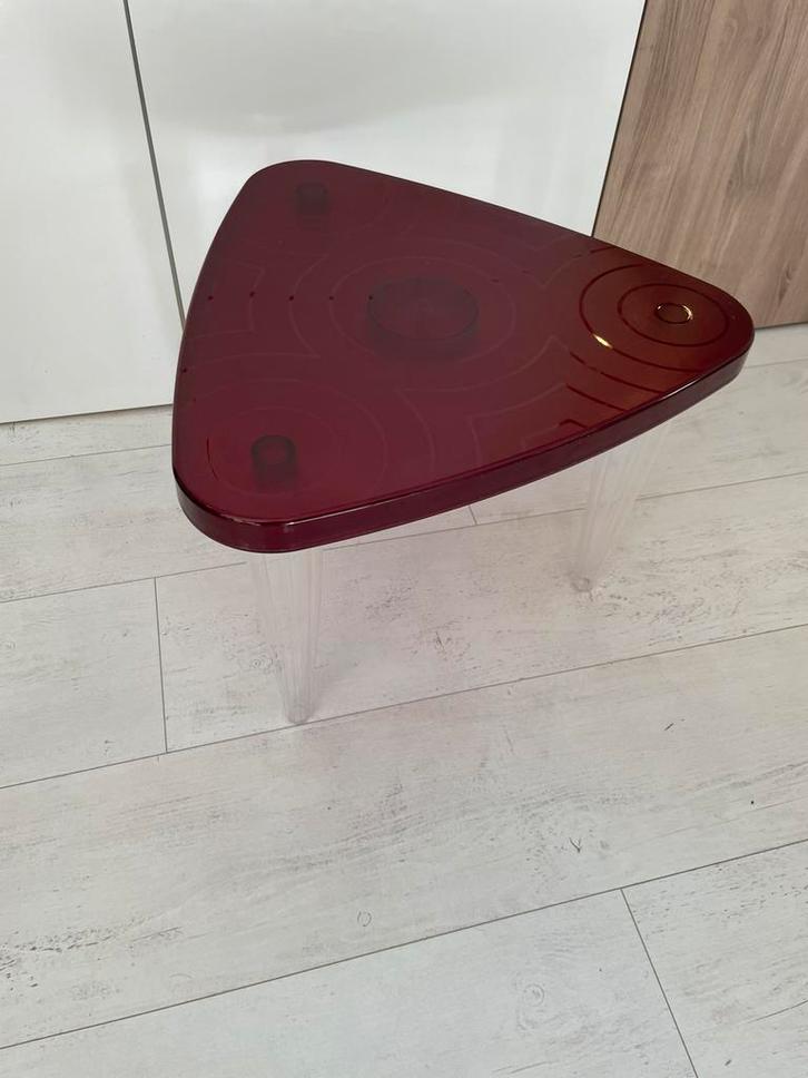 Vintage IKEA PS Bolso bijzettafel jaren 90, Huis en Inrichting, Tafels | Bijzettafels, Zo goed als nieuw, Rond, 45 tot 60 cm, Minder dan 55 cm