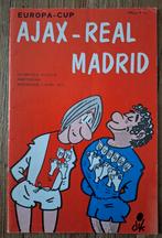 AJAX  -  REAL MADRID  Europacup april 1973, Overige typen, Ophalen of Verzenden, Zo goed als nieuw, Ajax