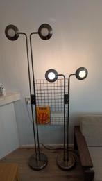 Pair of oxford brass floor lamp vloerlamp
Jan de Bouvrie, Ophalen, Gebruikt, 100 tot 150 cm, Glas