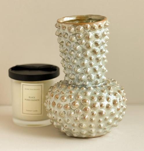 Dots vaas small, Huis en Inrichting, Woonaccessoires | Vazen, Zo goed als nieuw, Minder dan 50 cm, Glas, Ophalen of Verzenden