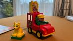 Duplo dierentuin auto, Ophalen of Verzenden, Zo goed als nieuw, Complete set, Duplo