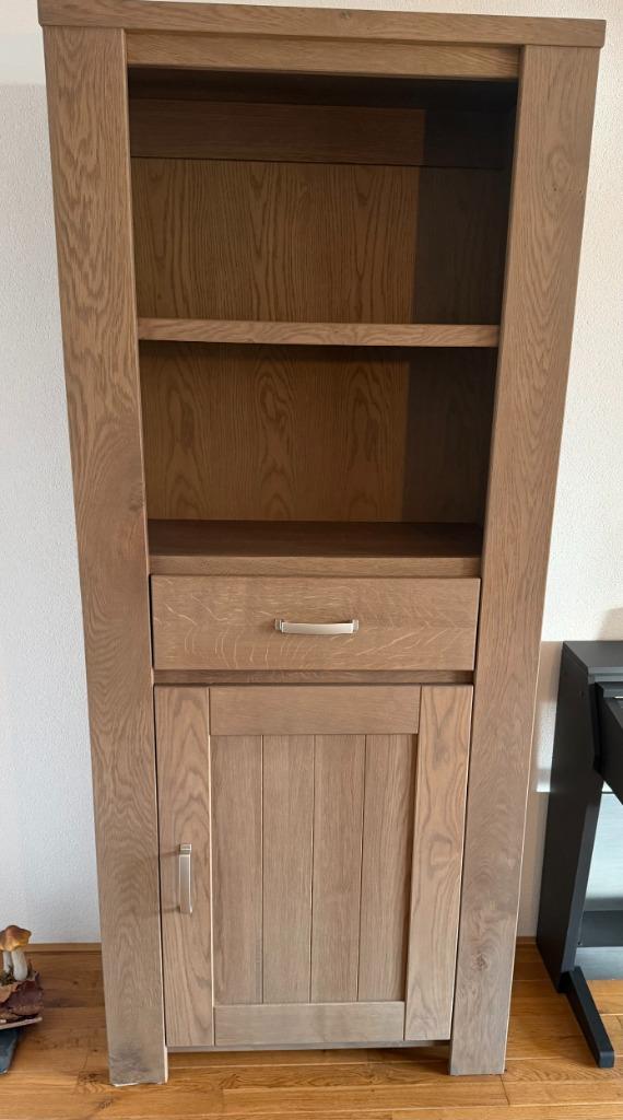 Wandkast, rustiek eiken, Mobridge, Huis en Inrichting, Kasten | Wandmeubels, Gebruikt, 150 tot 200 cm, Minder dan 150 cm, 25 tot 50 cm