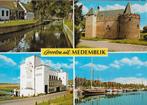 Ch213 ansichtkaart groeten uit medemblik -- ongelopen, Ophalen of Verzenden, Voor 1920, Ongelopen