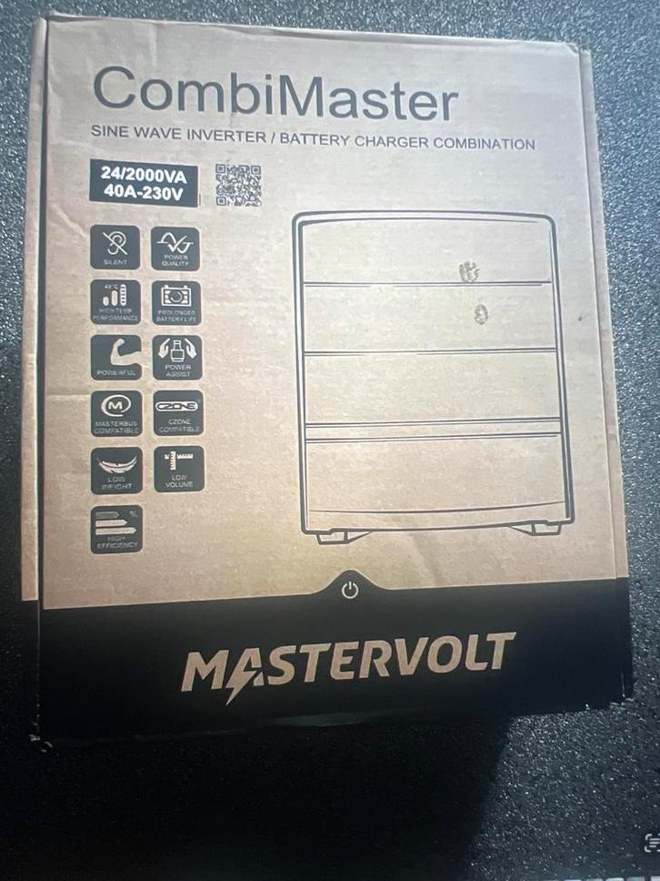 Mastervolt CombiMaster 24/2000VA Omvormer/Lader, Caravans en Kamperen, Camper-accessoires, Nieuw, Ophalen