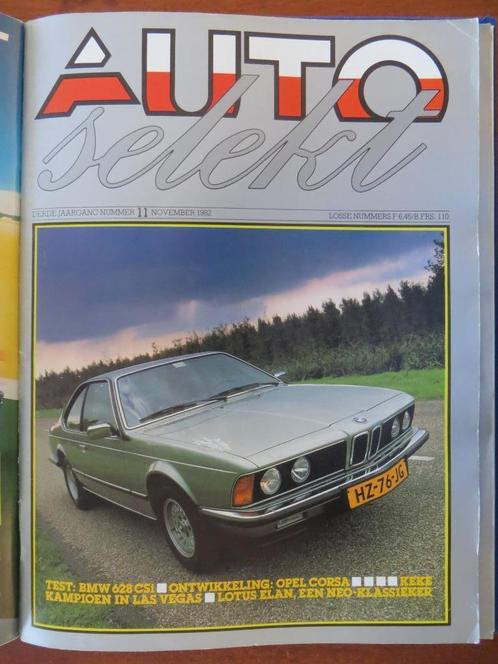 Autoselekt 11 1982 Opel Corsa, BMW 628 CSi, Lotus Elan, 308, Boeken, Auto's | Folders en Tijdschriften, Nieuw, BMW, Ophalen of Verzenden