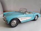 Road Tough 1957 Chevrolet Corvette turquoise 1:18, Ophalen of Verzenden, Gebruikt, Auto, Overige merken