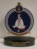 Plaquette uit Oman voor maritieme geneeskunde midden oosten, Ophalen of Verzenden, Marine, Overige gebieden