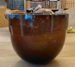 Handgeblazen glazen kom – W. Heesen – gesigneerd, Ophalen of Verzenden