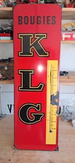 Emaille thermometer KLG, Ophalen of Verzenden, Gebruikt, Reclamebord