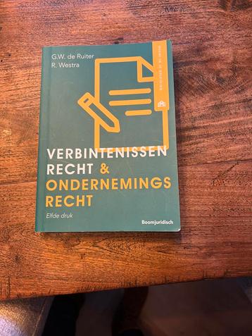 G.W. de Ruiter - Verbintenissenrecht & ondernemingsrecht beschikbaar voor biedingen