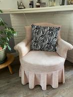 Licht Roze Fauteuil, Huis en Inrichting, Fauteuils, Ophalen, Minder dan 75 cm, Zo goed als nieuw, Stof