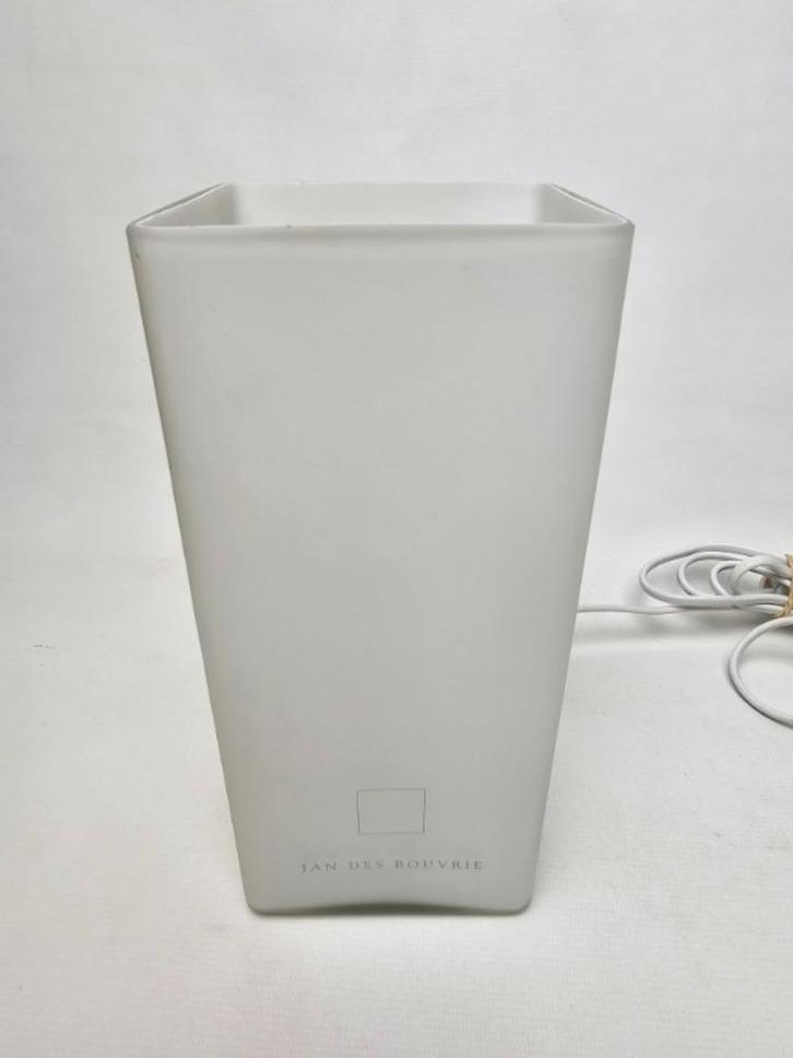 # Jan des Bouvrie Ice Cube Lamp. Tafellamp, Huis en Inrichting, Lampen | Tafellampen, Zo goed als nieuw, Minder dan 50 cm, Ophalen of Verzenden