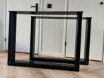 Set industriële zwaar stalen u poten mat zwart eettafel, Huis en Inrichting, Tafelonderdelen, Ophalen, Nieuw, Rechthoekig, 50 tot 100 cm