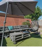 Pallet buitenkussens zwart/antraciet, Tuin en Terras, Tuinmeubel-accessoires, Ophalen, Zo goed als nieuw