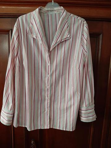 Vintage!Prachtige vintage blouse/Mooie kraag mt L/XL beschikbaar voor biedingen