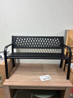 Tuinbank Ambiance – zwart met sierlijk rugpatroon, Ophalen of Verzenden, Zo goed als nieuw, Metaal