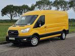 Ford Transit 350 2.0 TDCI L3H2 Trekhaak NAP Airco Euro6 130P, Auto's, Bestelauto's, Voorwielaandrijving, Euro 6, Origineel Nederlands