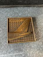 herdenkingsplaquette of medaillon Boeing 757-vliegtuig, Verzamelen, Ophalen, Gebruikt, Patch, Badge of Embleem