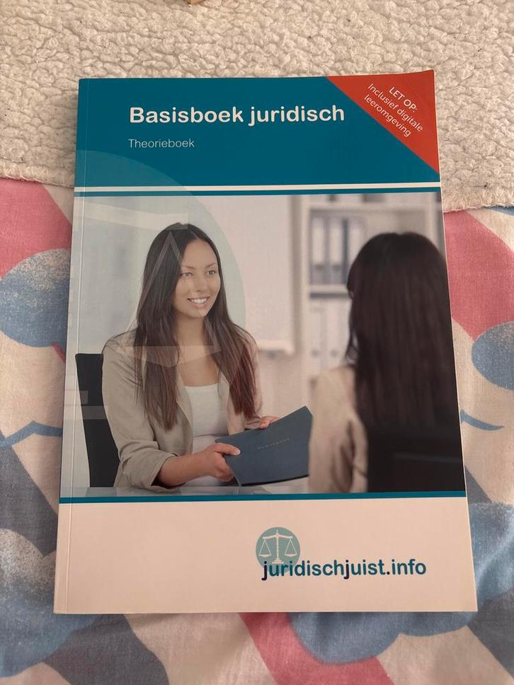 Basisboek Juridisch - Theorieboek, Boeken, Studieboeken en Cursussen, Zo goed als nieuw, MBO, Alpha, Ophalen of Verzenden