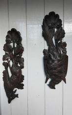 2 antieke black forest snijstukken, Antiek en Kunst, Ophalen of Verzenden