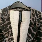 Sao Paulo luipaard setje: Rok + Blazer jasje mt 40-42 35225, Maat 38/40 (M), Kostuum of Pak, ., Zwart