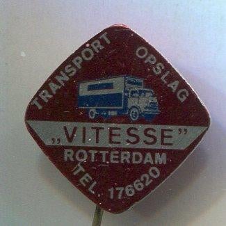 Vitesse Rotterdam transport opslag blik speldje ( F_001 ), Verzenden, Zo goed als nieuw, Transport, Speldje of Pin