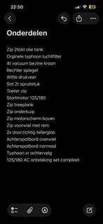 Piaggo onderdelen 50/70/125/172/180/183/187, Ophalen of Verzenden, Zo goed als nieuw, Overige typen, Piaggio